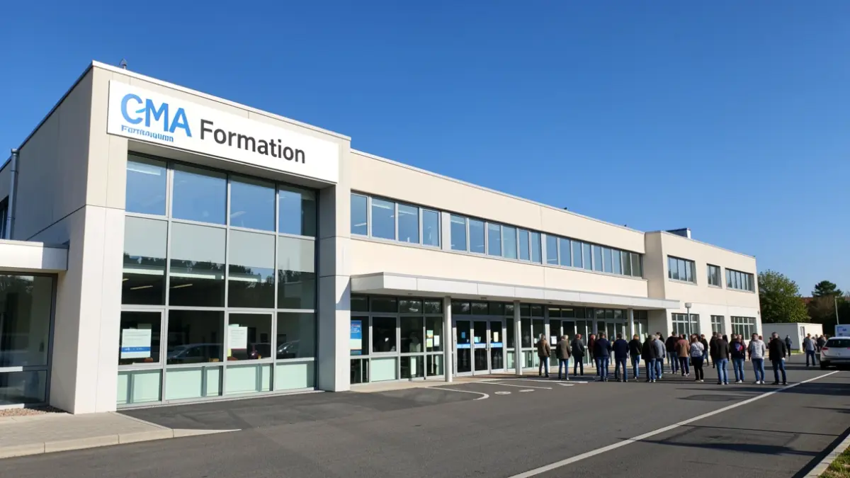 Image générique de l'extérieur d'un centre de formation professionnelle moderne en Nouvelle-Aquitaine.