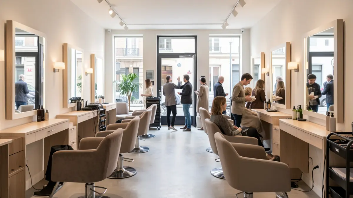 Image générique: avec des postes de travail professionnels et une ambiance accueillante.