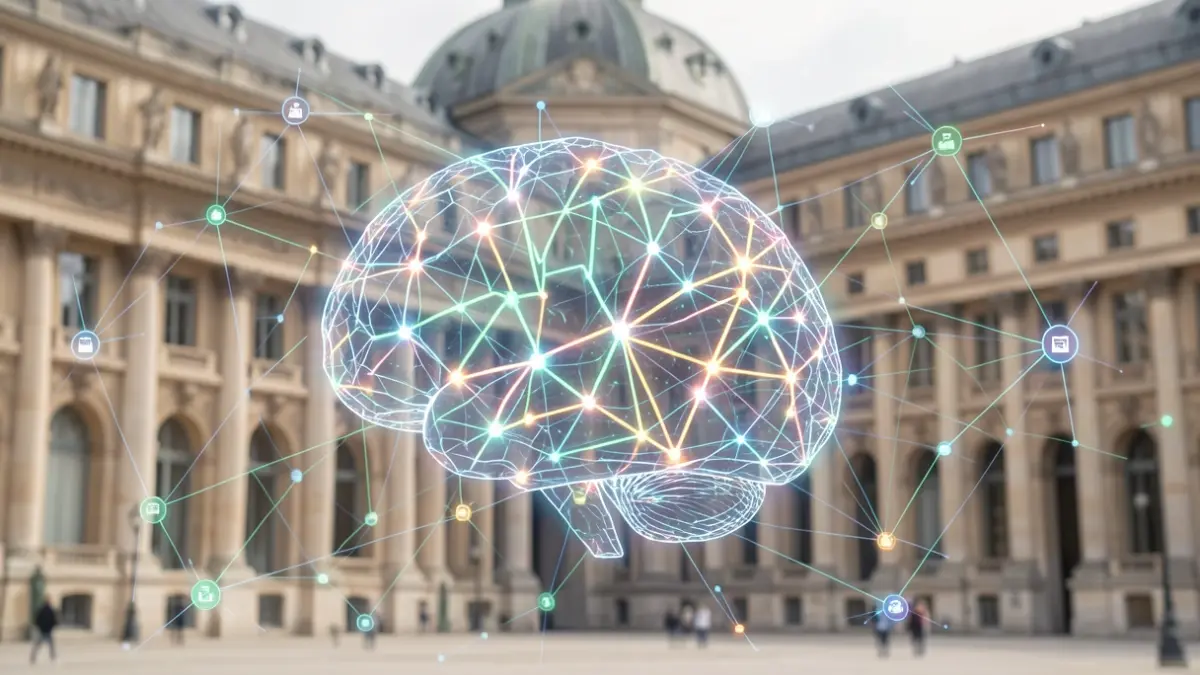 Image générique de l'intelligence artificielle et du partage de données.